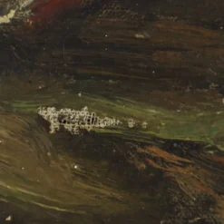 Peinture de paysage de ferme charmante, signée Wittouck, 60x80 cm