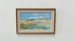 Peinture de paysage scandinave par S Nilson 1976
