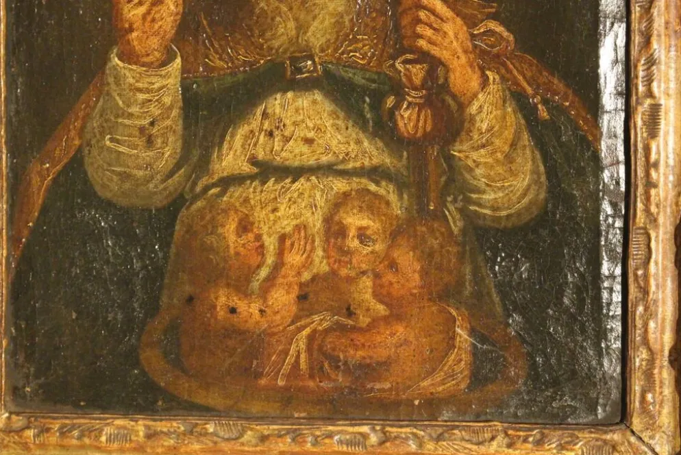 Peinture de Saint-Nicolas 16e siècle