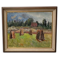 Peinture des années 1970 par Alexander Roos