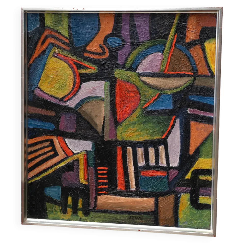Peinture des années 1970 par Flave