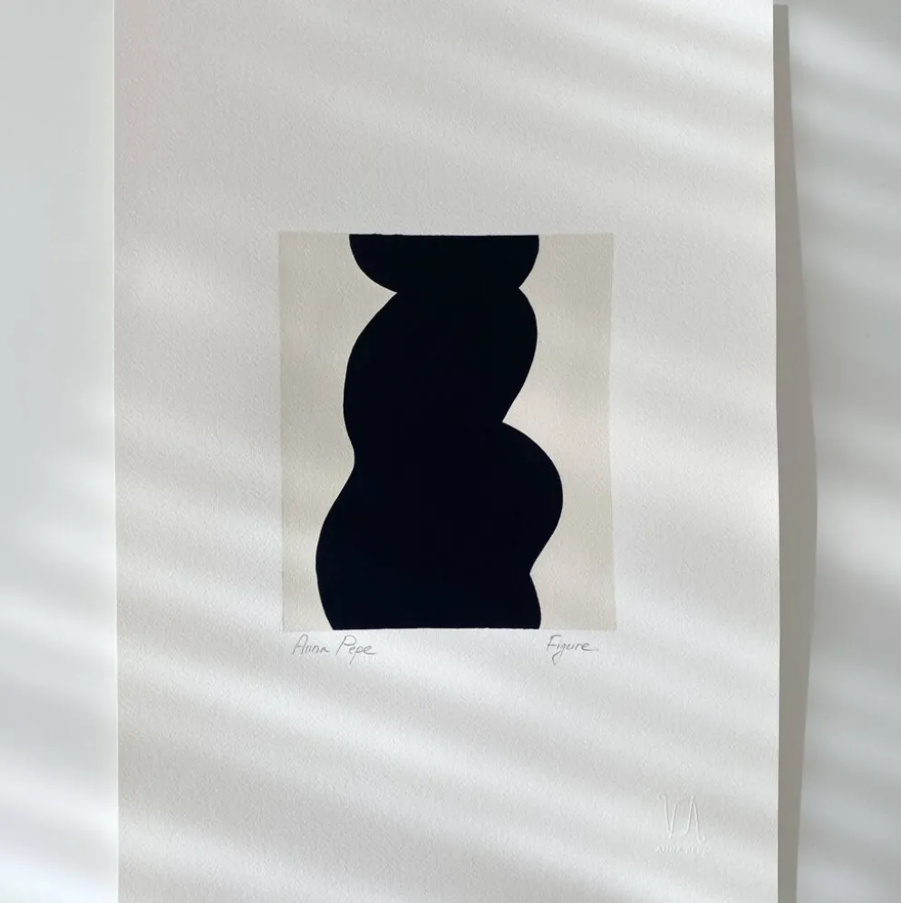 Peinture à la gouache originale "Figure 05"