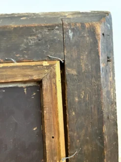 Peinture à l'huile antique de bord de mer, vers 1845