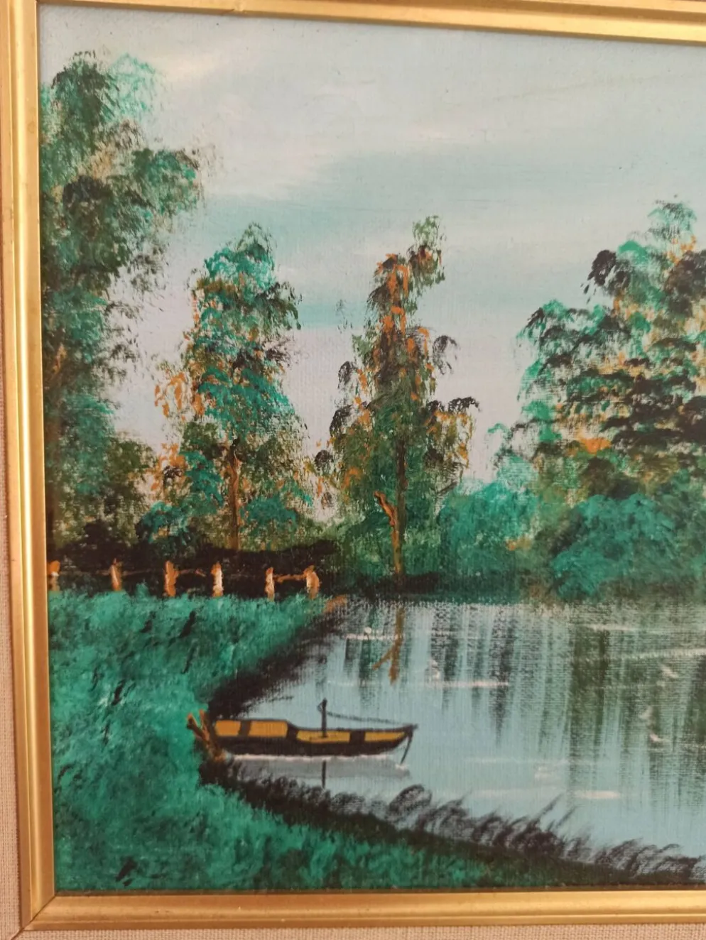 Peinture à l'huile avec cadre Direyde qualité