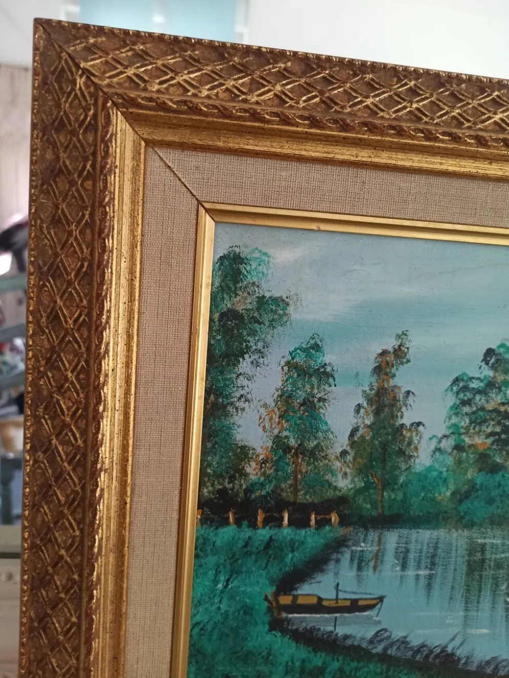 Peinture à l'huile avec cadre Direyde qualité