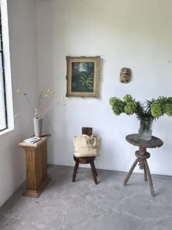 Peinture à l’huile « forêt» encadrée