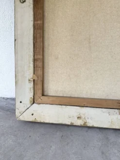Peinture à l’huile « forêt» encadrée