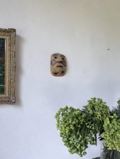 Peinture à l’huile « forêt» encadrée