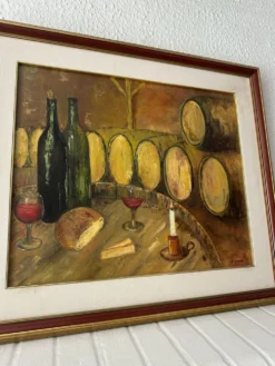 Peinture à l’huile nature morte