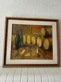 Peinture à l’huile nature morte