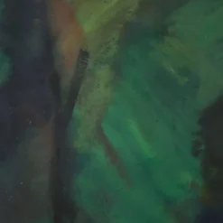 Peinture moderne signée Gian Rodolfo D'Accardi « Ride in the Woods » 1955