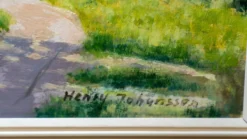 Peinture suédoise des années 1970 par Henry Johansson