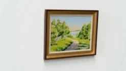Peinture suédoise des années 1970 par Henry Johansson