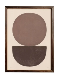 Peinture sur papier abstraite signée Eawy