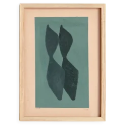 Peinture sur papier ancien signée eawy