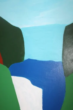 Peinture sur toile "Cascade" signée