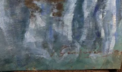 Peinture sur toile portrait de femme signé et daté 1926
