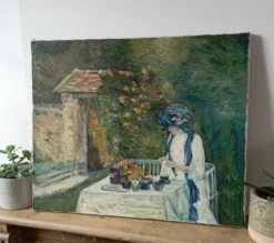 Peinture sur toile vintage d'après Childe Hassam
