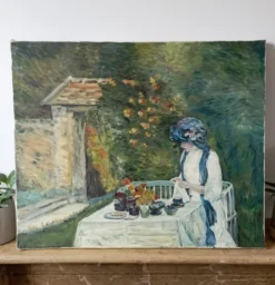 Peinture sur toile vintage d'après Childe Hassam