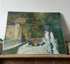 Peinture sur toile vintage d'après Childe Hassam