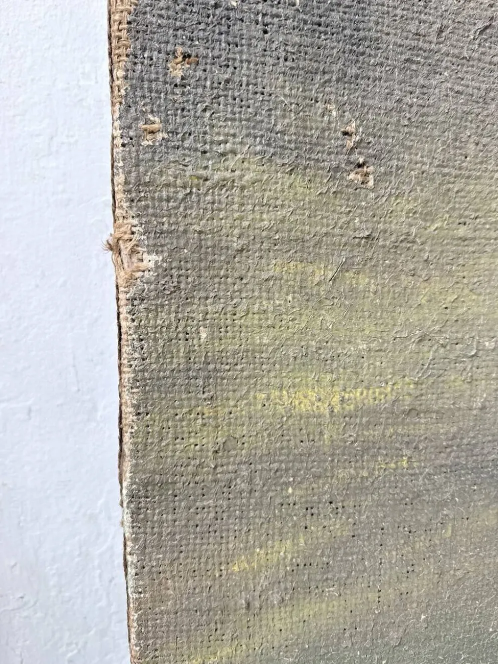 Peinture XXL géante de théâtre 1950
