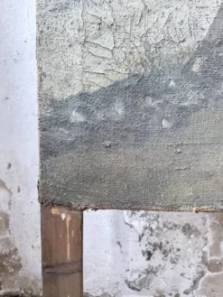 Peinture XXL géante de théâtre 1950