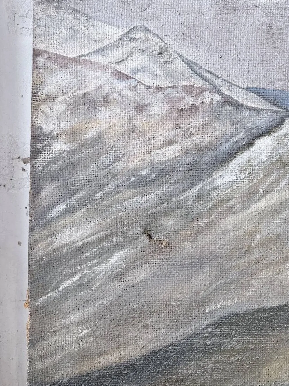 Peinture XXL géante de théâtre 1950
