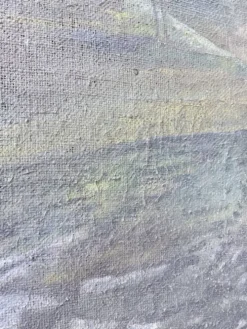 Peinture XXL géante de théâtre 1950