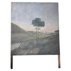 Peinture XXL géante de théâtre 1950