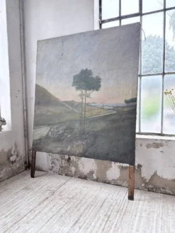 Peinture XXL géante de théâtre 1950