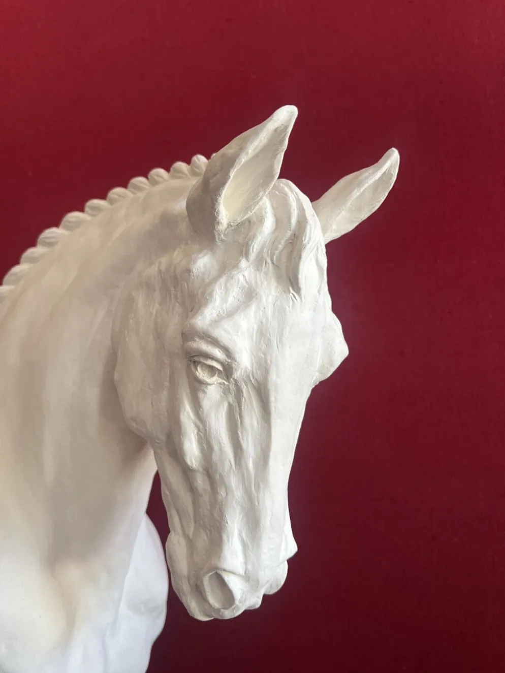 Percheron en plâtre Jean-Paul Gourdon