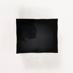 Petit cendrier en verre minimaliste de style Bauhaus, années 1970.