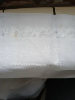 3 petites nappes anciennes initiales brodées PB