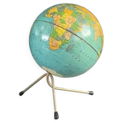 Petit globe terrestre vintage, Cartes Taride