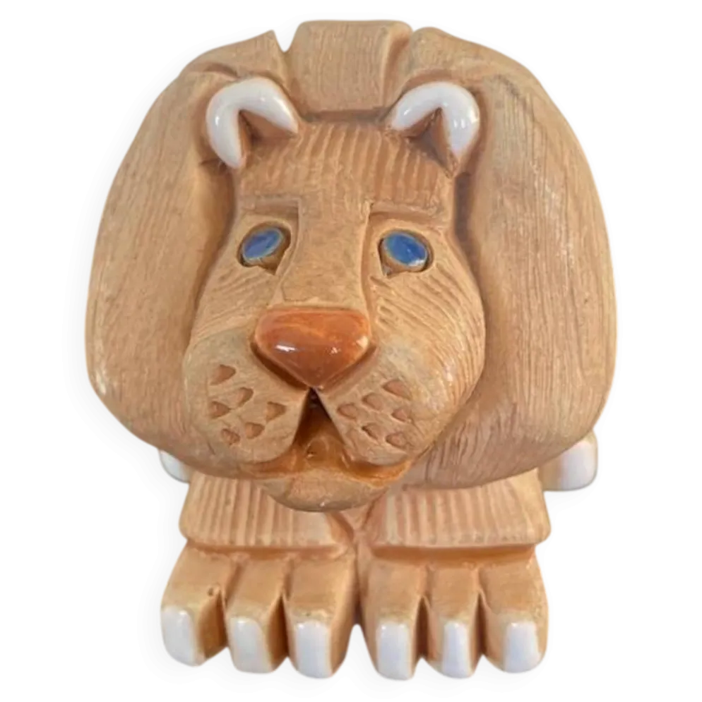 Petit lion en céramique Rinconada