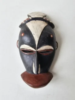 Petit masque mural Africain Galoa Gabon 22cm - Art Africain tribal