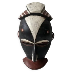 Petit masque mural Africain Galoa Gabon 22cm - Art Africain tribal