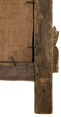 Petit miroir de dame Louis XVI en bois sculpté et doré