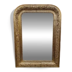 petit miroir doré de style louis-Philippe vers 1880