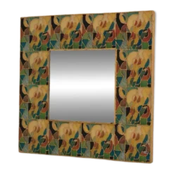 Petit miroir en céramique