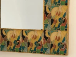 Petit miroir en céramique