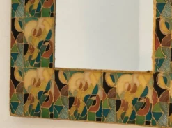 Petit miroir en céramique