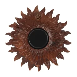 Petit miroir ensoleillé italien, style rococo, 24 cm