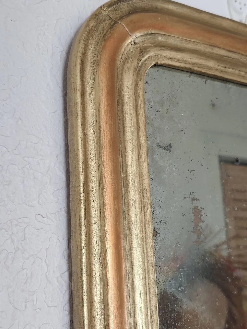 Petit miroir Louis Philippe 40 X 33 cm