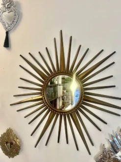 Petit miroir soleil — Chaty Vallauris France, Vallauris — années 1950/