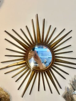 Petit miroir soleil — Chaty Vallauris France, Vallauris — années 1950/