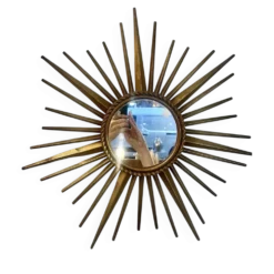 Petit miroir soleil — Chaty Vallauris France, Vallauris — années 1950/