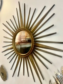 Petit miroir soleil — Chaty Vallauris France, Vallauris — années 1950/