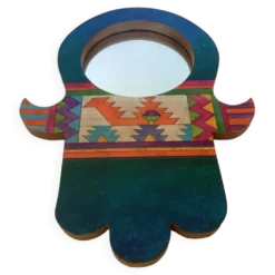 Petit miroir style mexicain