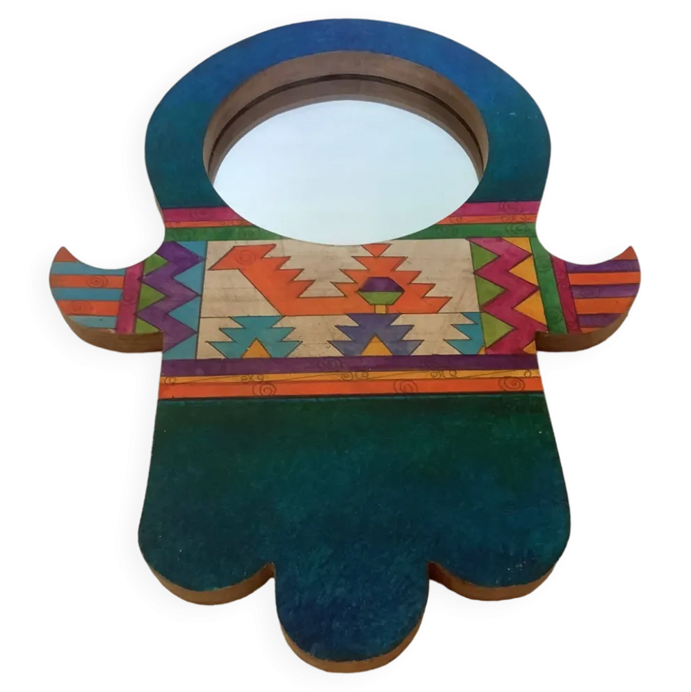 Petit miroir style mexicain